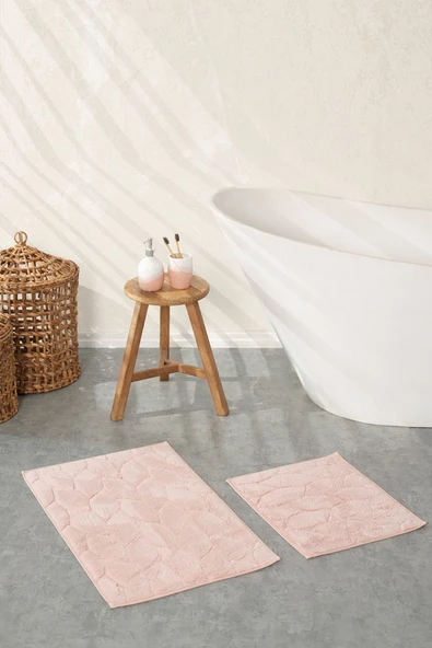 Karaca Home Elegant Blush Paspas Set 50x80 cm 50x40 cm
