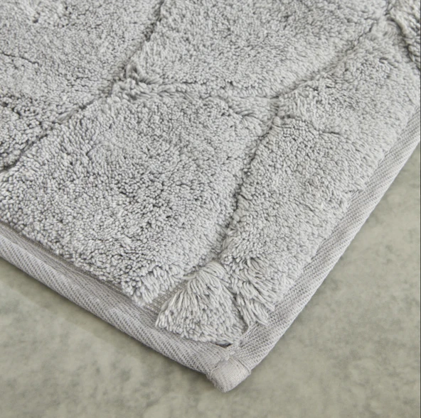 Karaca Home Elegant Paspas Set 50x80 cm 50x40 cm Gri