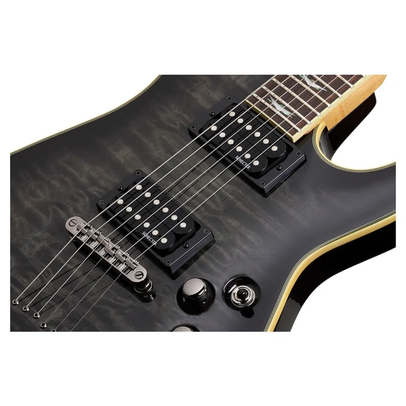 Schecter Omen Extreme 6 Elektro Gitar (See-Thru Black) - 2