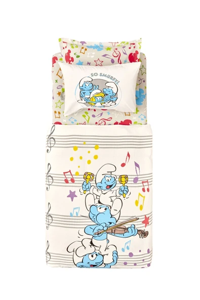 Smurfs by Karaca Home Musicial Time Tek Kişilik Pike Takımı - Resim 2