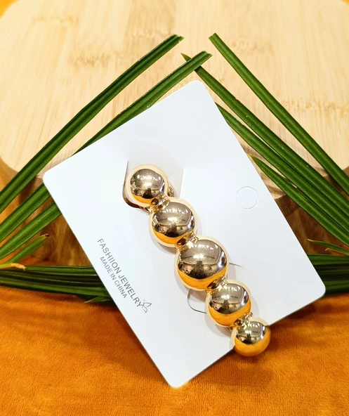 Monalisa Home Lüks Figürlü Gold Klips Toka ürün görseli