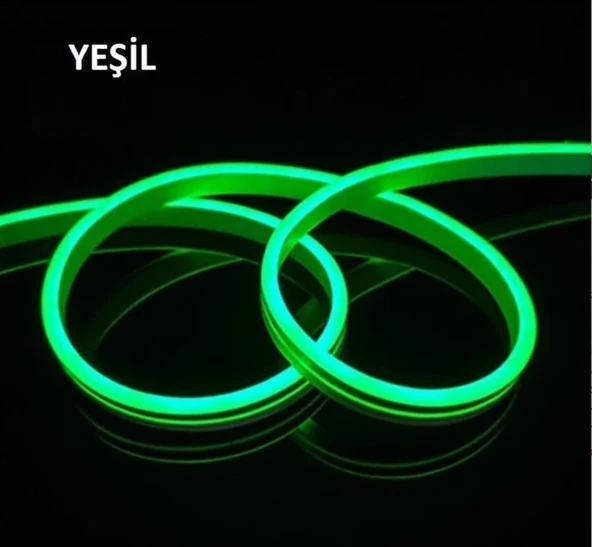 NOAS 12V NEON YEŞİL 5MT / PAKET 6X12MM