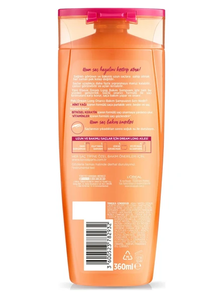 Loreal Paris Elseve Dream Long Onarıcı Bakım Şampuanı 360 Ml - Resim 3