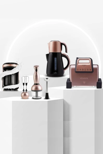 Gurme Süper 2.0 Elektrikli Evlilik Paketi Rosegold