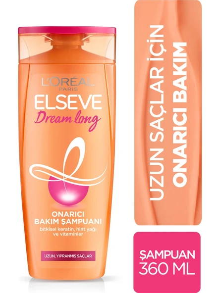 Loreal Paris Elseve Dream Long Onarıcı Bakım Şampuanı 360 Ml