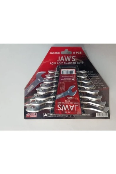 Jaws 8 Parça Açık Ağız Anahtar Takımı - Resim 3