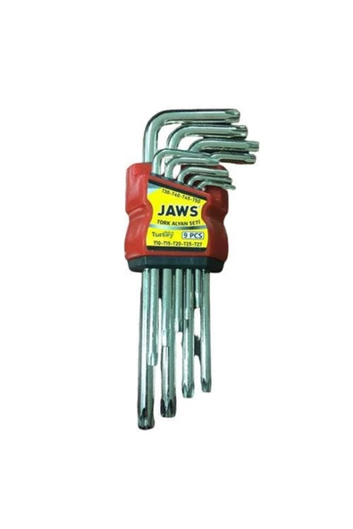 Jaws 9 Parça Uzun Torx Alyan Seti 150 mm - Resim 2