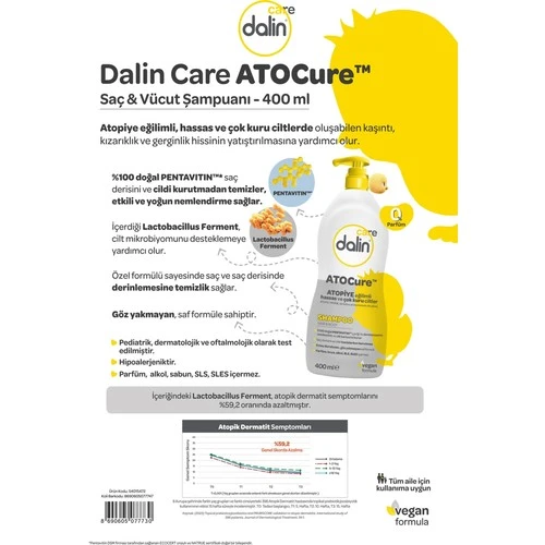 Dalin Atocure Sampuan 400 Ml - Resim 2