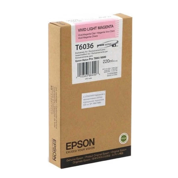 Epson T6036 C13T603600 (Vivid Light Magenta) Orjinal Kartuş ürün görseli