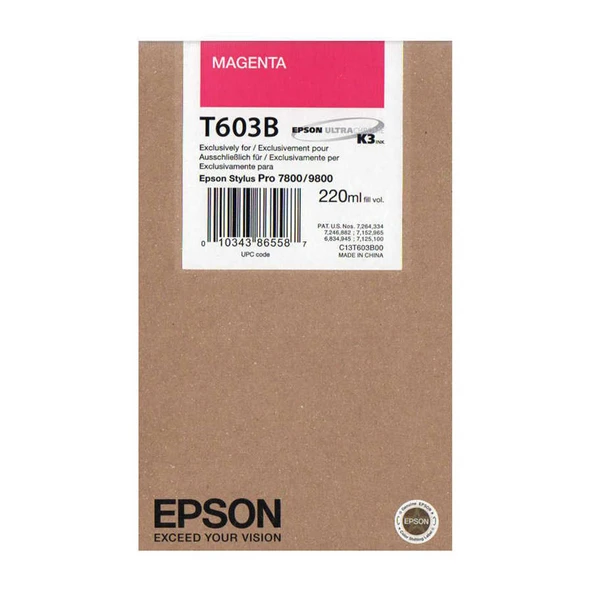 Epson T603B-C13T603B00 Kırmızı Orjinal Kartuş ürün görseli