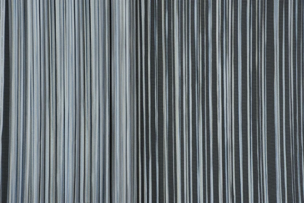 DÜZ İP PERDE 100 Cm En 280 Cm Boy GRİ ÇİFT RENK HAZIR İP PERDE - Resim 3