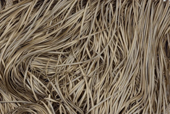 DÜZ İP PERDE 100 Cm En 280 Cm Boy VİZON ÇİFT RENK HAZIR İP PERDE - Resim 5