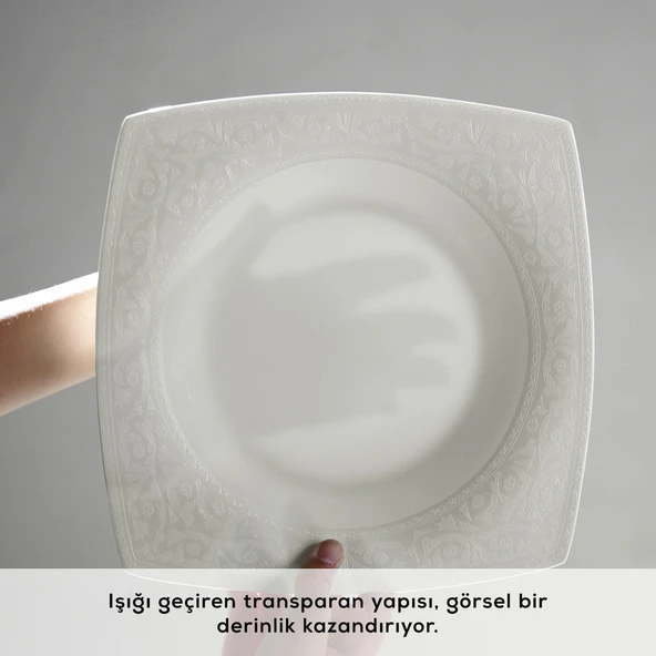 Karaca Fine Pearl Roma 58 Parça 12 Kişilik Yemek Takımı - 2