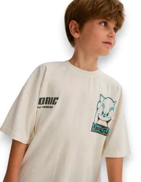Sonic Erkek Çocuk Tişört - Resim 2