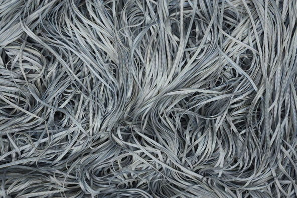 DÜZ İP PERDE 100 Cm En 280 Cm Boy GRİ ÇİFT RENK HAZIR İP PERDE - Resim 6