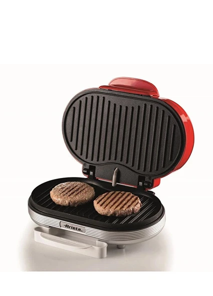 Ariete Party Time Kırmızı Hamburger Makinesi - Resim 3