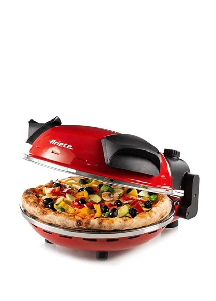 Ariete Kompakt 1200 W Kırmızı Pizza Fırını - 3