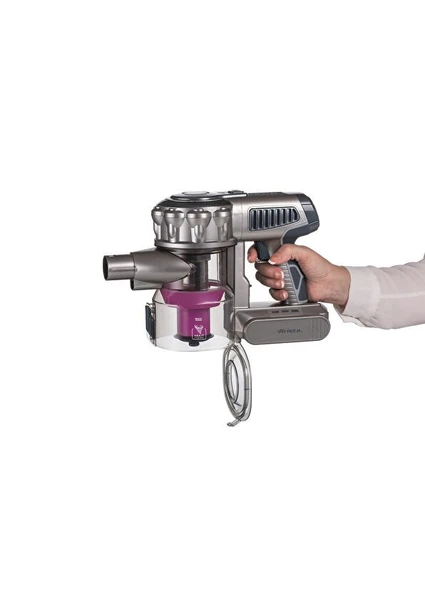 Ariete Violet 2758/00 1000W  Lityum-İon Batarya HEPA Filtreli Şarjlı Dikey Süpürge - 2