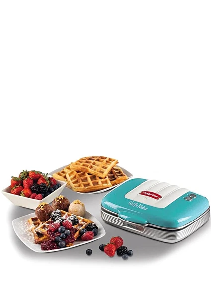 Ariete Party Time Mavi Waffle Makinesi - 2