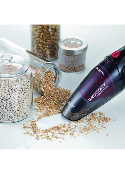 Ariete 2474/00 3.6V 1200mAh Şarjlı Islak & Kuru Mini El Süpürgesi - Resim 3