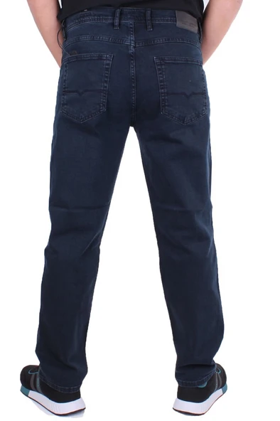 Twister Vegas 132-311 Lacivert Yüksek Bel Rahat Paça Erkek Jeans Pantolon - 4