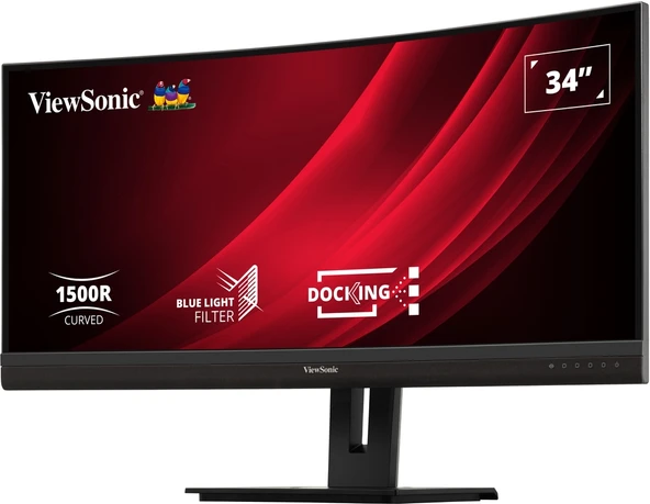 VIEWSONIC VG3456C WORKPRO 34” 5MS 100HZ VA 3440X1440 WQHD TILT SWIVEL YUKSEKLIK AYARLI MONITOR - 2