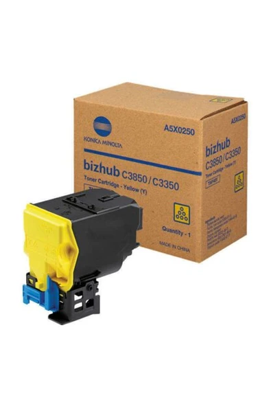Konica Minolta TNP48Y/C3850 Sarı Orjinal Fotokopi Toneri ürün görseli