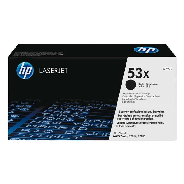 Hp Q7553X (53X) Siyah Orjinal Toner ürün görseli