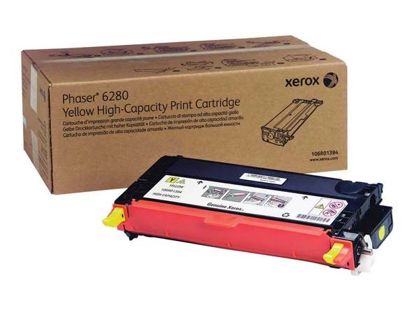 Xerox 6280 (106R01402) Sarı Orjinal Toner ürün görseli