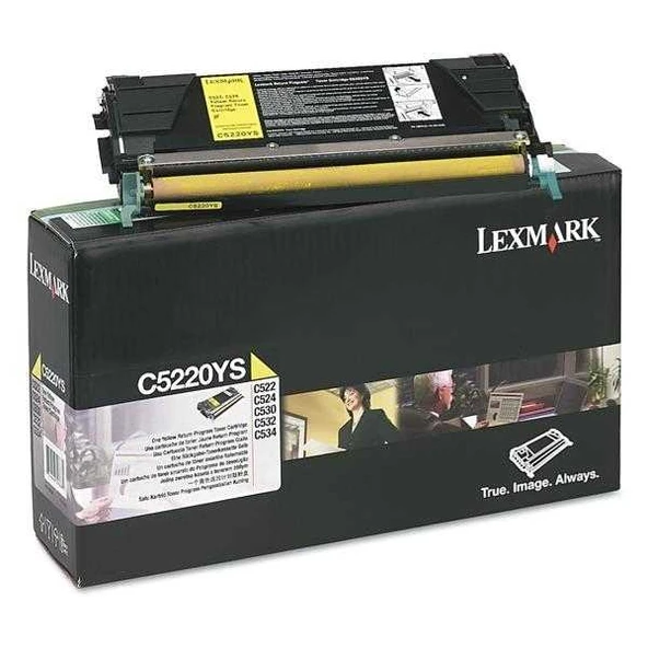 Lexmark C5220YS Sarı Orjinal Toner ürün görseli