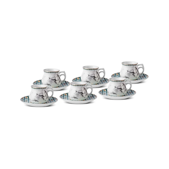  KARACA NEPAL 6 KİŞİLİK KAHVE, MULTICOLOR