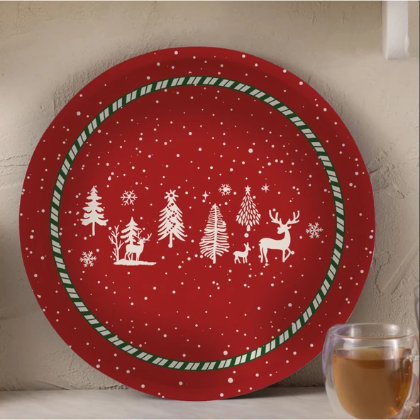 Karaca New Year Snowy Multicolor