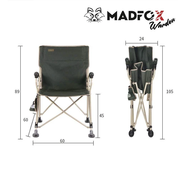 Madfox Warden Katlanır Kamp Sandalyesi - 6
