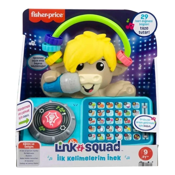 HYL26 Fisher-Price Lync Squad İlk Kelimelerim İnek        