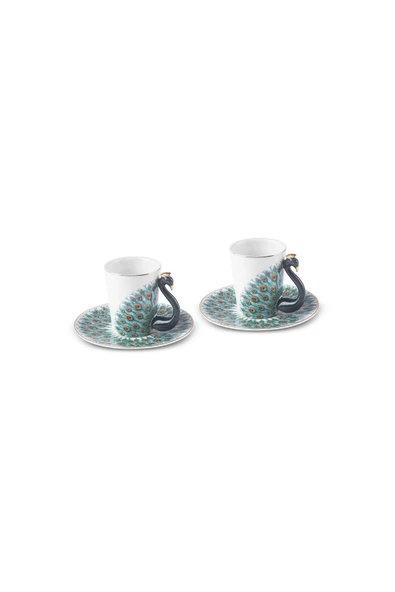 Peacock 2 Kişilik Kahve Fincanı 90 ml