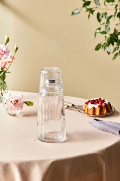 Lille Şeffaf Cam Başucu Sürahisi 1100 ml - 4