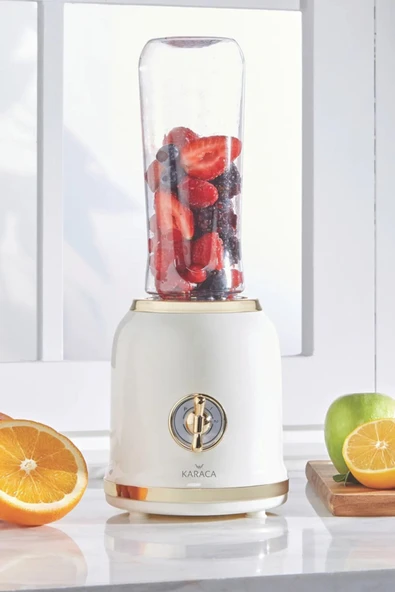 Retro Personal Kişisel Smoothie Blender Cream