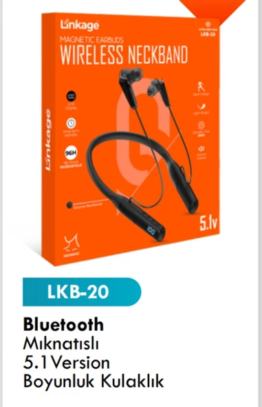 Mıknatıslı boyunlu kulaklık wireless