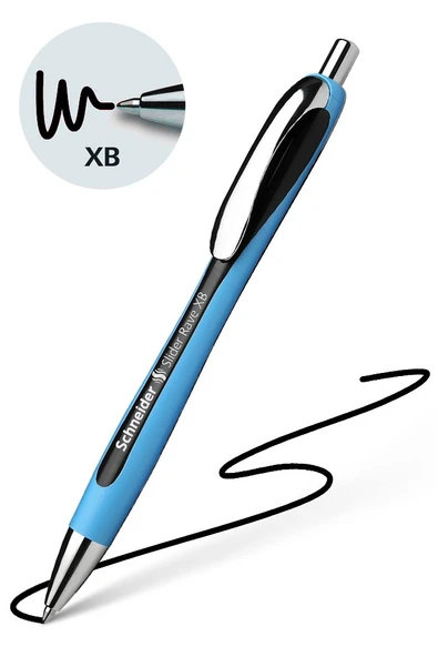 Tükenmez Kalem Slider Rave Slider Xb 1 Adet Basmalı Tükenmez Kalem Schneider Slider Rave Slider Xb Büro Ofis Okul - 3