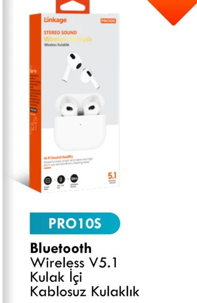 Pro10S kulak içi kulaklık wireless Bluetooth Kulaklık