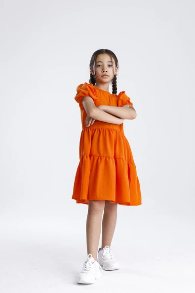 Basic Düz Elbise - 7