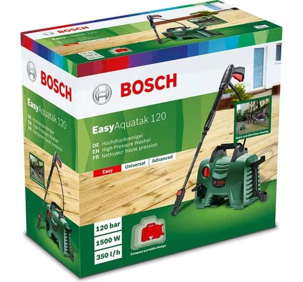 Bosch Easy Aquatak 120 Basınçlı Yıkama Makinesi - 06008A7901 - Resim 8