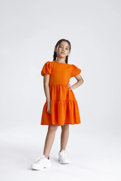 Basic Düz Elbise - 6