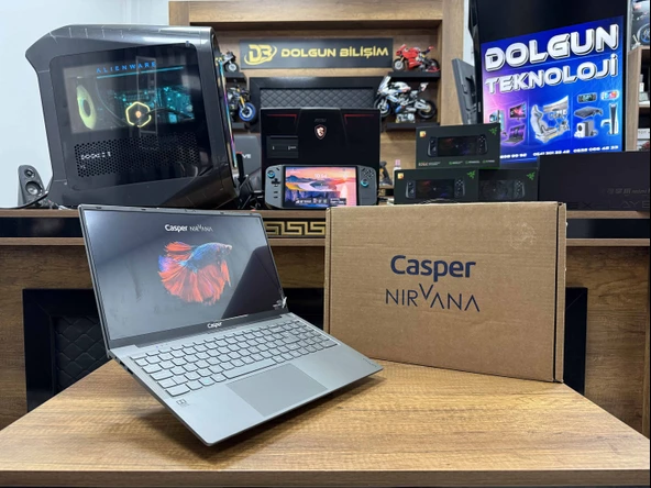Casper Nirvana X600.5500-8E00T-G-F AMD Ryzen 5 5500U 8GB RAM 500GB SSD W11 15.6" FHD (İKİNCİ EL)