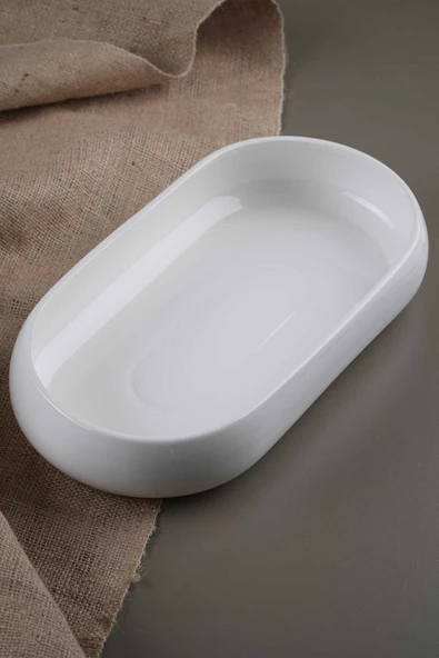Acar 230 Bianco Perla Oval Tabak 35x18 Cm - 2
