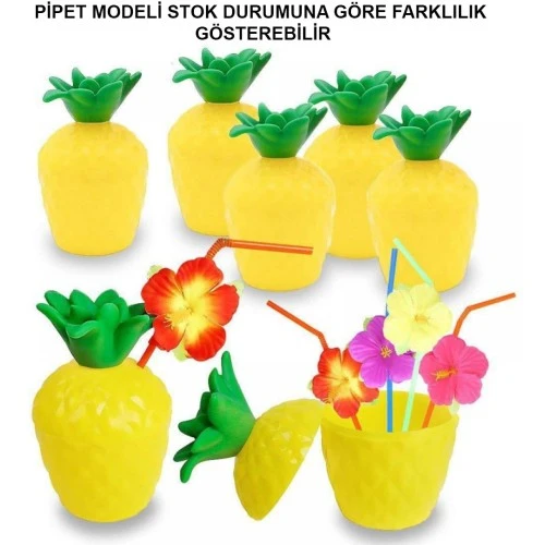 Ananas Pipetli Bardak ürün görseli 1