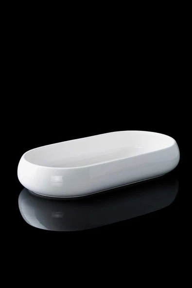 Acar 230 Bianco Perla Oval Tabak 35x18 Cm