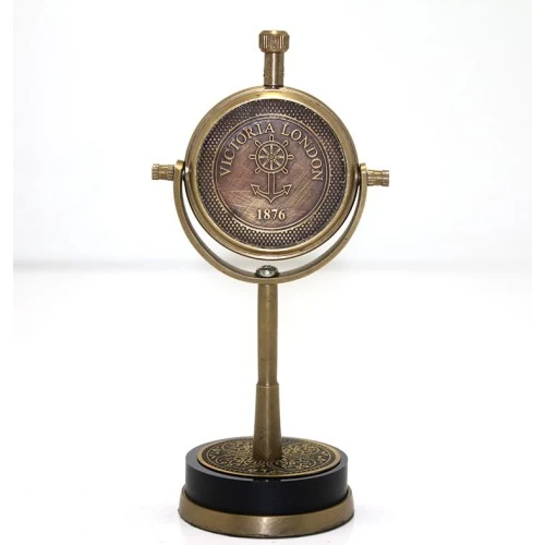 Masa Üstü Pirinç Saat Model 4 - Resim 2