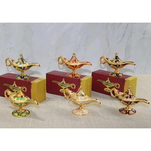 Mineli Metal Alaaddin Lambası Model 4 ürün görseli