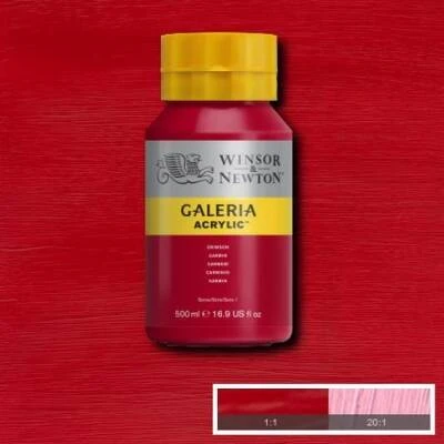Winsor & Newton Galeria Akrilik Boya 500 ml Crimson 203 ürün görseli 1